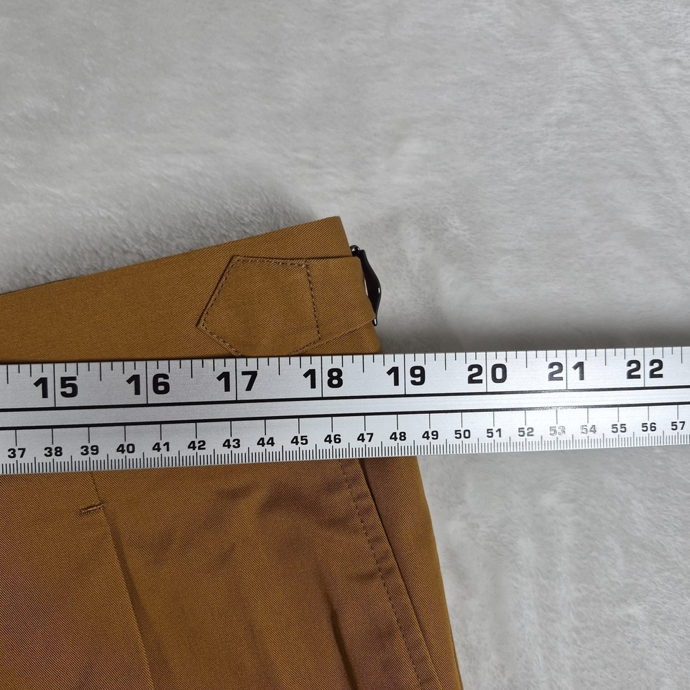 Spier & Mackay Shorts Men's 38 Brown High Rise Pleated Cuffed Adjustable NWT - Picture 2 of 8